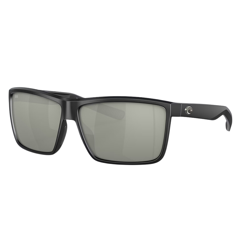 Costa Rinconcito Polarized Sunglasses in Matte Black with Grey Silver Mirror 580G